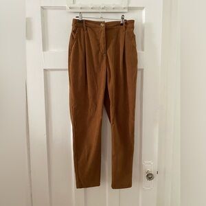 Brown corduroy pants